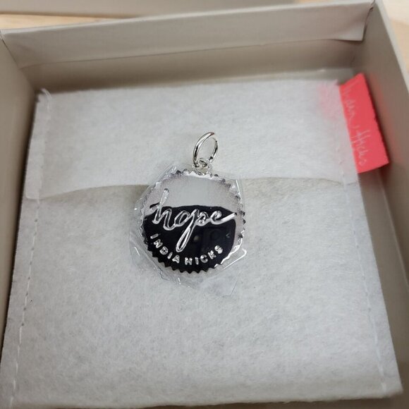 India Hicks Hope Token Pendant, SILVER NIB Retired Item NEW - Picture 2 of 4